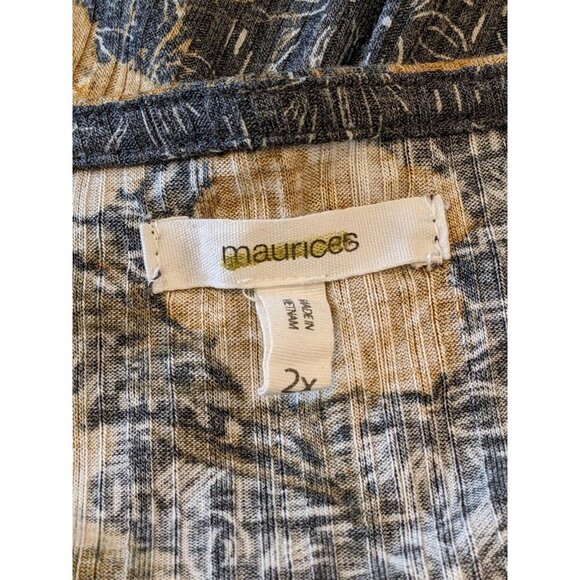 Floral Print Women's Top - Picture 5 of 6